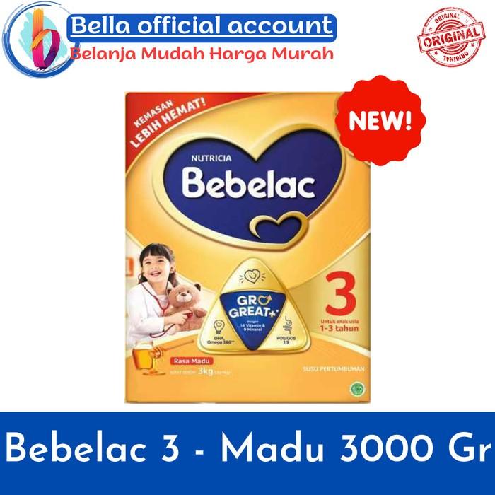 Gambar BARANG TERLARIS BEBELAC 3 MADU / VANILLA SUSU FORMULA 3000 GR - 3 KG dari toko casafh undefined Tokopedia