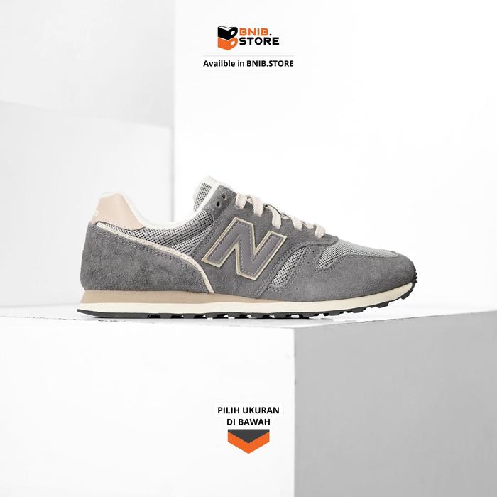 Sepatu Pria NB 373 Mid Grey Original Eur 43