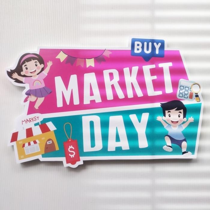 Gambar BOARD PAPAN STEROFOAM MARKET DAY DEKORASI STAND BACKDROP - PINKANAK02 dari HAMBOX undefined Tokopedia