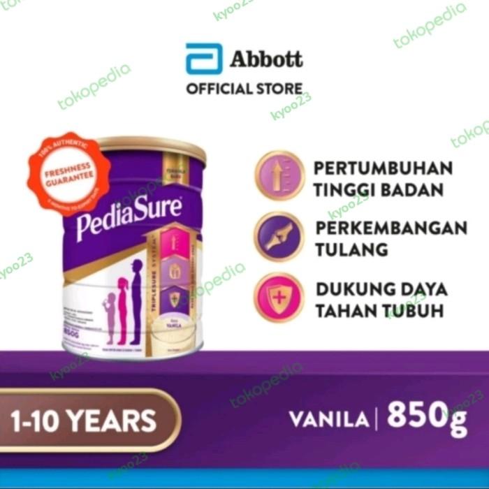 Gambar BARANG TERLARIS PEDIASURE TRIPLESURE VANILLA 850GR READYY dari toko casafh undefined Tokopedia