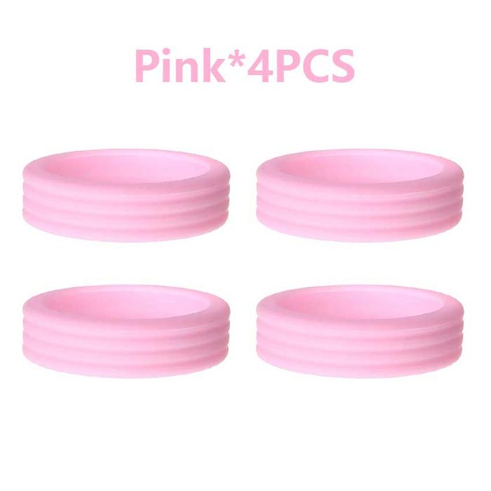 Gambar Cover Pelindung Roda Koper Silikon Universal / Trolley Wheel Protector - Pink*4PCS dari mrbusa undefined Tokopedia
