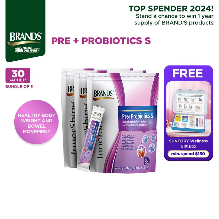 Gambar [Bundle Of 3] BRAND'S Pre+Probiotics S [EXP 2-JAN-26] dari DelvinaMart undefined Tokopedia