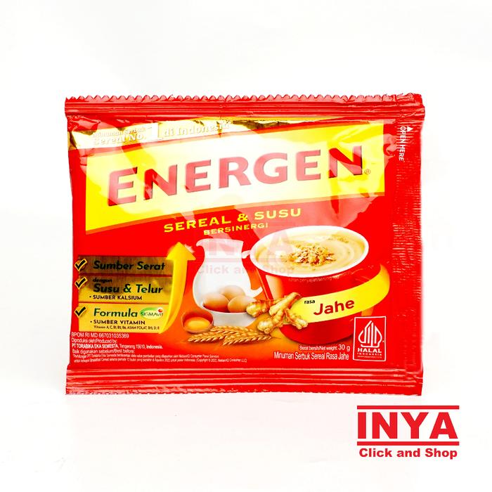 Gambar Energen Sereal & Susu Jahe 30gr Sachet - Minuman Serbuk Sereal - dari yanar0908 undefined Tokopedia