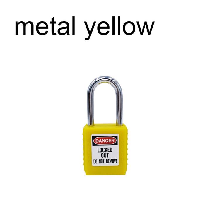 Gambar Gembok Safety Equipment Loto Padlock 38mm Merah dan Kuing - yellow dari EastFoam undefined Tokopedia