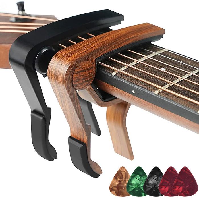 Gambar 2pcs Metal Guitar Capo for Acoustic Electric Musical Instruments dari ciciro undefined Tokopedia