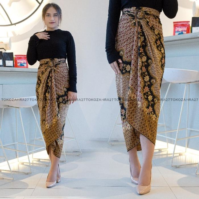 Jual Ready Rok Lilit Batik BY ZAHRATUL27 Batik Rok Lilit