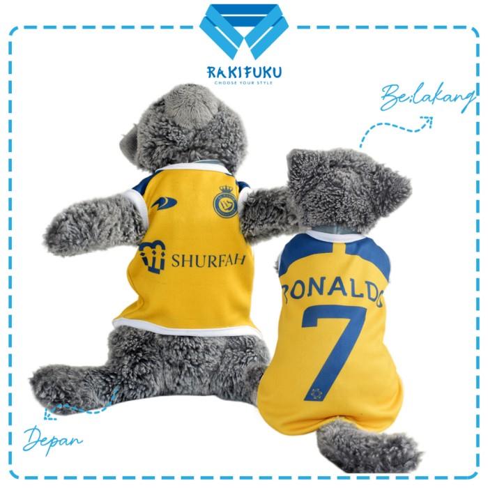 Gambar Baju Kucing Jersey Bola Lucu Murah Al Nassr [BISA REQUEST NAMA NOMOR] - Sesuai Gambar, XS dari Rakifuku undefined Tokopedia