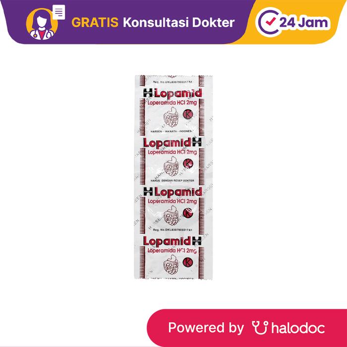 Gambar Lopamid 2 mg 10 Tablet - Obat Diare - Halodoc dari Apotek Halomedika Cicendo undefined Tokopedia
