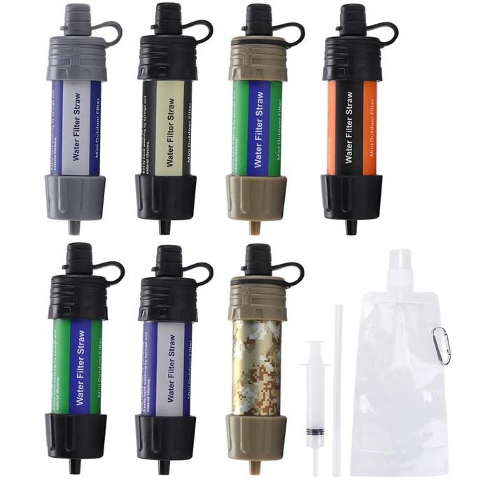Gambar Camping Water Filter Straw Water Purifier Filtration System Portable dari brouja undefined Tokopedia