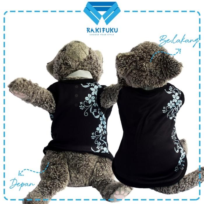 Gambar baju kucing koko kelinci monyet lucu murah koko bunga samping hitam - XS dari Rakifuku undefined Tokopedia