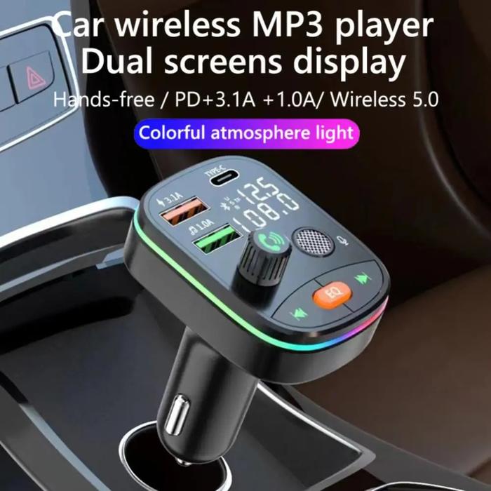 Gambar Car Electronics Accessories Car Bluetooth 5.0 FM Transmitter Wireless dari Tempes Shop undefined Tokopedia