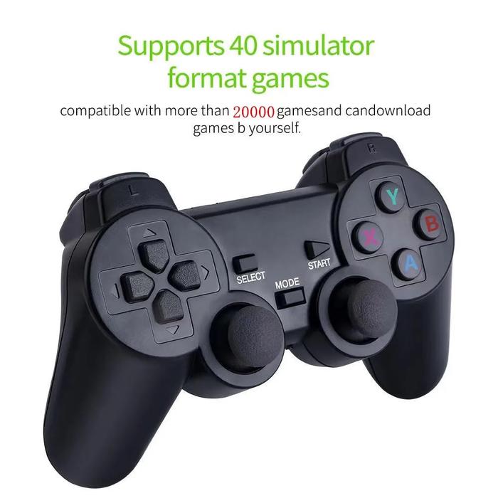 Gambar Video Game Console 2.4G Double Wireless Controller Game Stick 4K dari Halona Hikmah undefined Tokopedia
