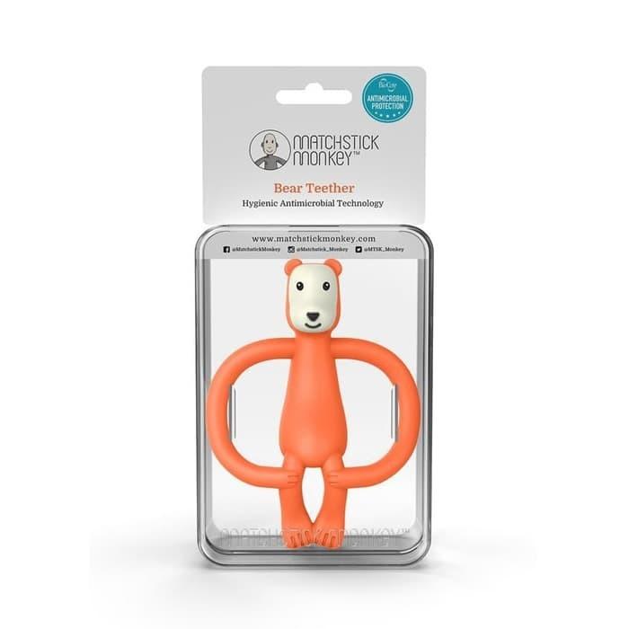 Gambar [Promo] Matchstick Monkey Teether Animal - Mainan Gigitan Bayi - Bear dari CV Gerardus Shop ID undefined Tokopedia