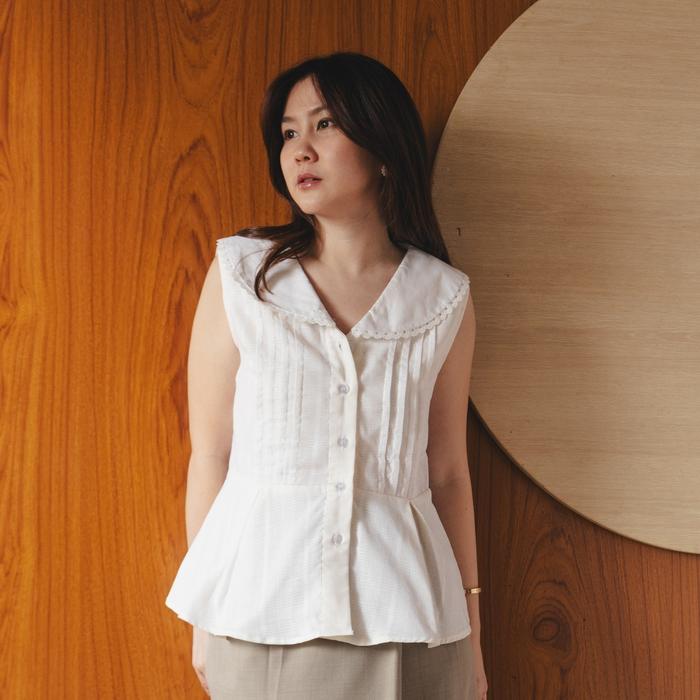 Gambar Lolliestory Melly Top - Ivory, M dari Lolliestory Official undefined Tokopedia