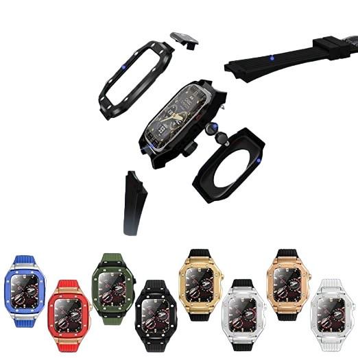 Gambar Apple Watch Series 8 7 6 SE 5 4 Strap + Case AP RACING SPORT 45/44mm - - Rose Gold Red, 44MM dari JIFICI ACC undefined Tokopedia