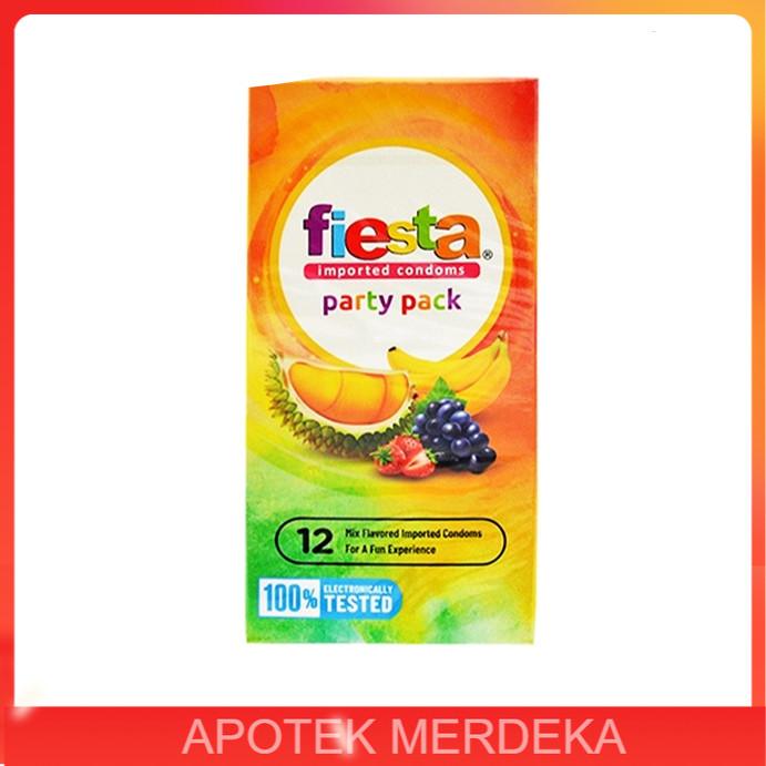 Gambar Kondom Fiesta Party Pack isi 12 Pcs - Kondom Banyak Rasa dari Apotek Merdeka Matahari undefined Tokopedia