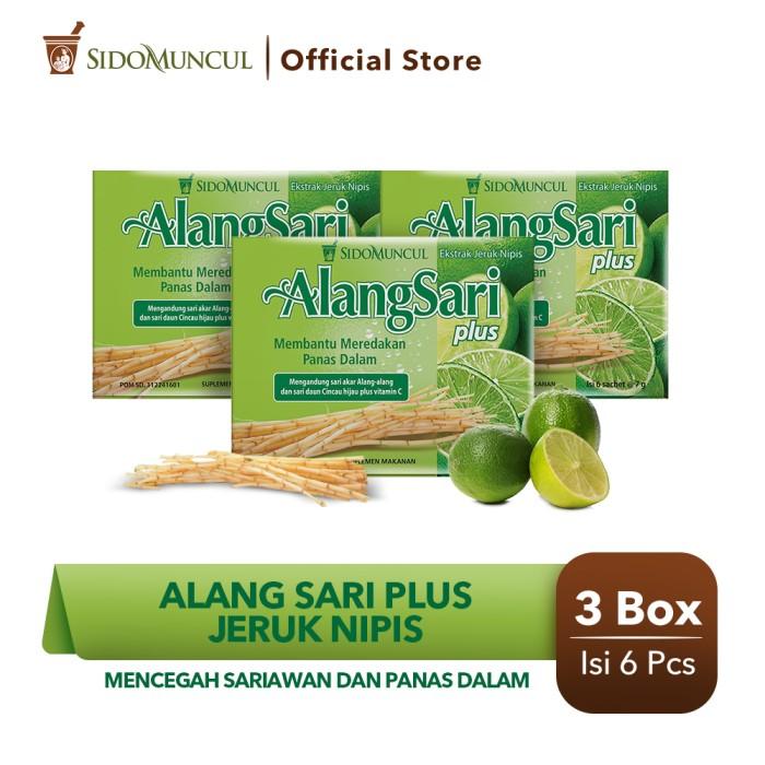 Gambar alang sari plus jeruk nipis 3x6's - mencegah sariawan & panas dalam dari enxiastore undefined Tokopedia