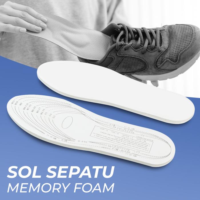 Jual Insole Sepatu Alas Kaki Orthopedic Memory Foam Pasang L3
