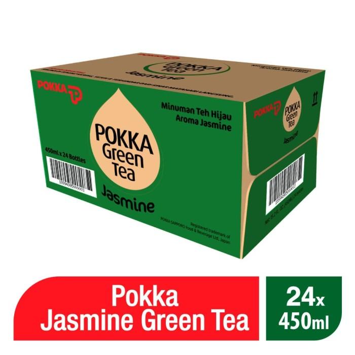 Gambar Pokka Jasmine Green Tea 450 ML ( 1 Ctn - 24 Pcs ) dari PT GUDANG OLAHRAGA undefined Tokopedia