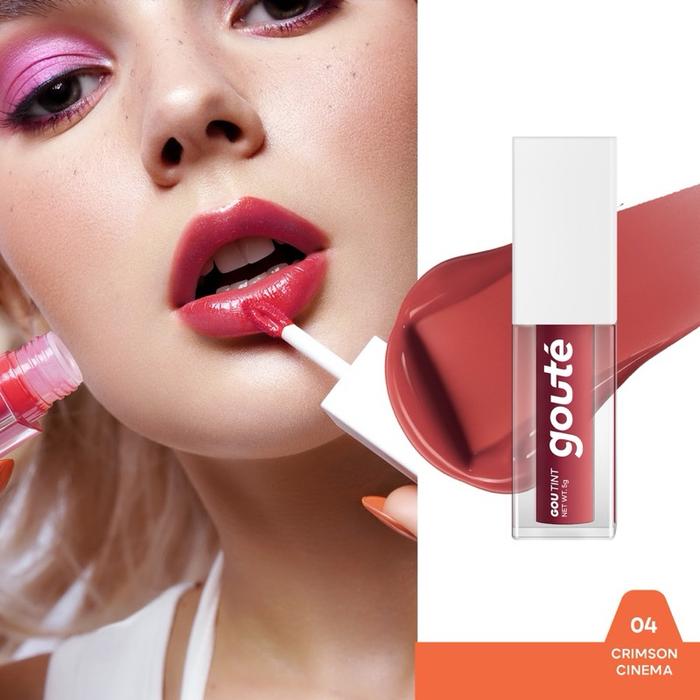 Gambar Goute Goutint Moisturizing Jelly Lip Tint Long Lasting up to 48H 5g - 04CrimsonCinema dari Verona Beauty undefined Tokopedia