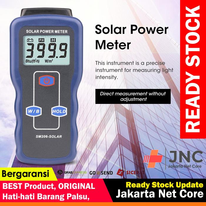 Gambar SOLAR POWER METER SM-206 TESTER INTENSITY RADIATION SM206 TES dari MineMart85 undefined Tokopedia