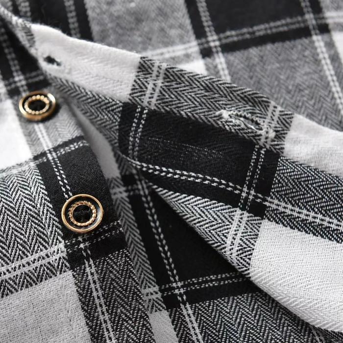 Jual Childrens Clothing Boy Plaid Shirt Kids Baby Casual