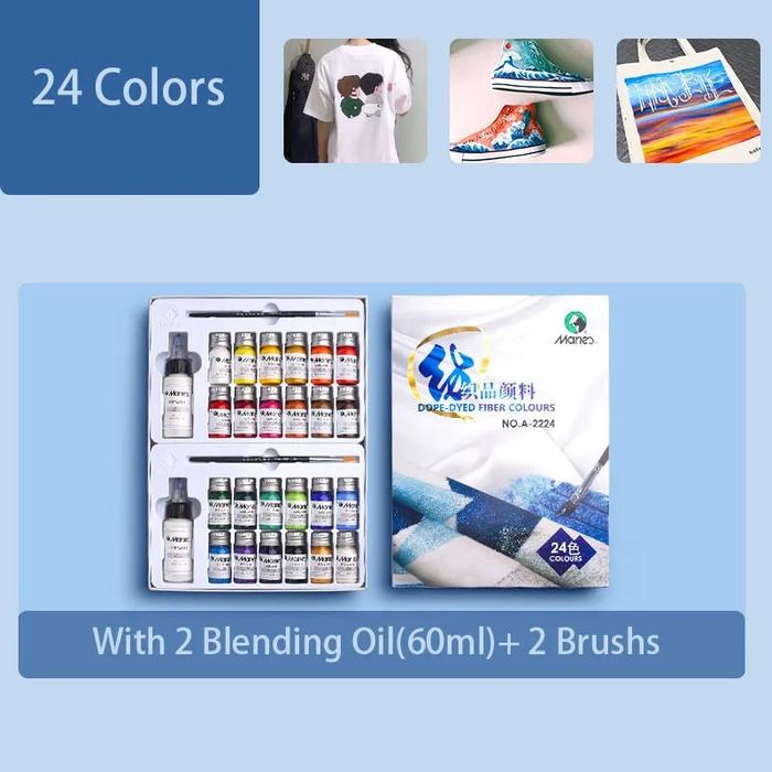 Gambar New Marie’s Dope-Dyed Fiber Colours Fabric DIY Paint Art Supplies dari ROMEROS undefined Tokopedia