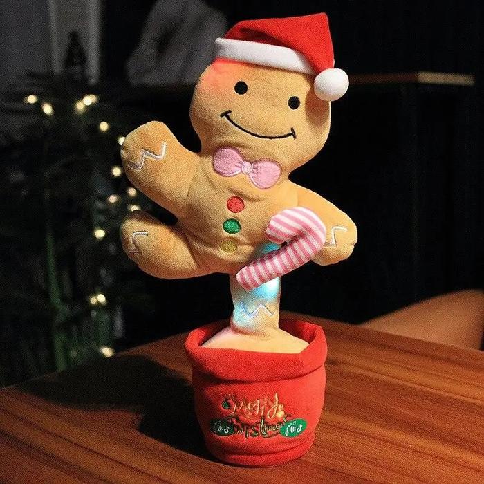 Gambar 35Cm Christmas Dancing Doll Plush Toy Wiggling Plushy Action Figu dari Nurul Gallery6 undefined Tokopedia