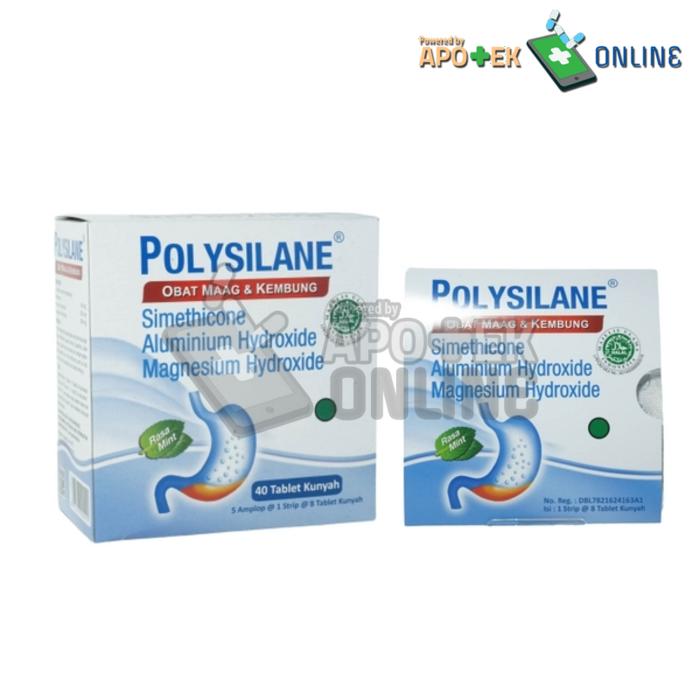 Gambar POLYSILANE TABLET KUNYAH / BOX dari Apotek Hanna Farma Pondok Gede undefined Tokopedia