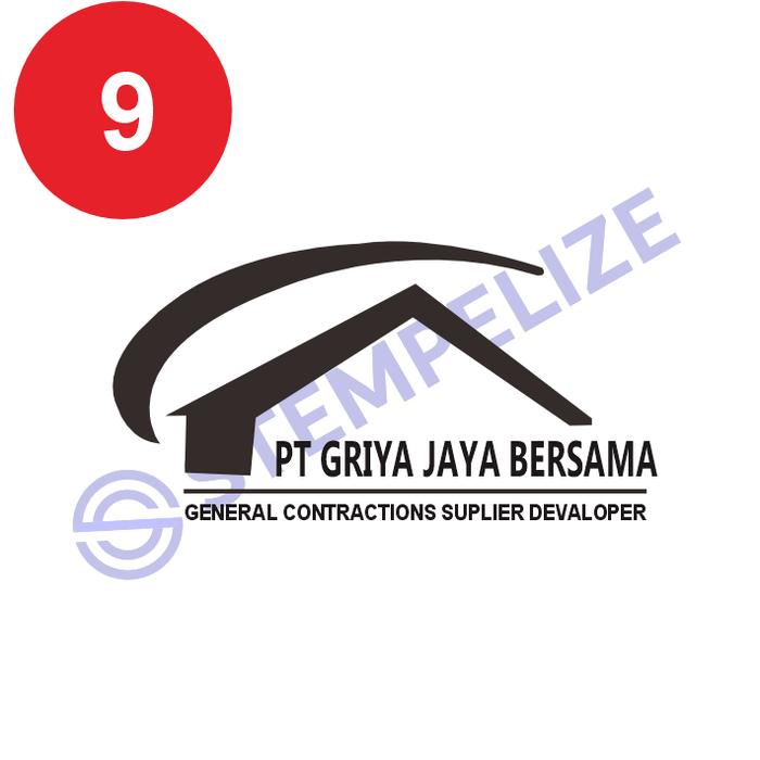 Gambar Stempel Perusahaan PT Custom - 9, Biru dari Stempelize undefined Tokopedia