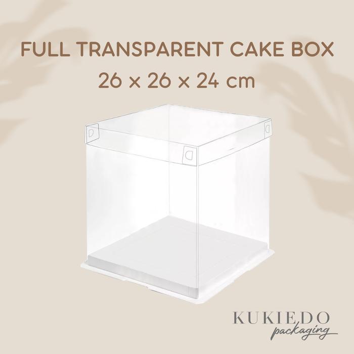 Gambar F3H Box Mika Full s 26 x 26 x 24 cm | Dus Kotak Transparant Putih | dari ZivannaLetisha undefined Tokopedia