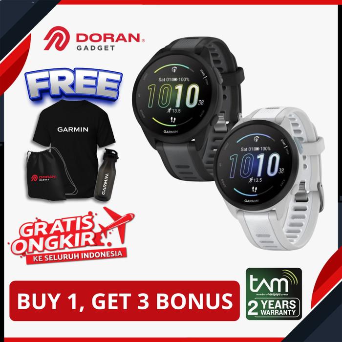 Gambar Garmin Forerunner 165 / FR 165 Smart watch Running Garansi Resmi TAM - Black/Slate dari Doran Gadget Authorized Shop undefined Tokopedia