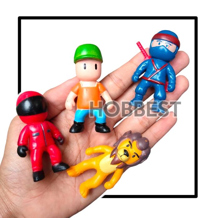 Gambar Action Figure STUMBLE GUYS set isi 8 pcs - Miniatur Topper Kue - set #2 dari Kakang_CollecTions. undefined Tokopedia