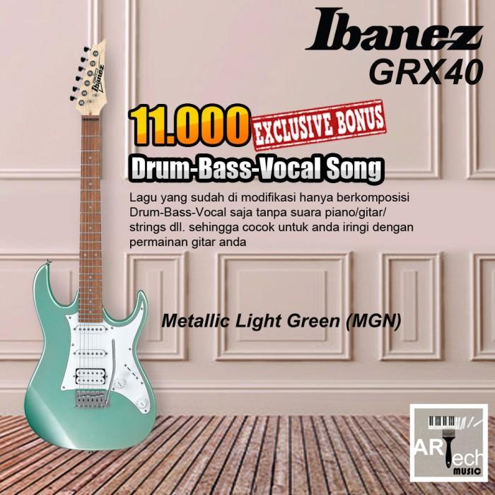 Gambar Ibanez GRX40 / GRX 40 Gitar Elektrik ORIGINAL / Guitar Electric - Metallic Green dari Artech Music undefined Tokopedia