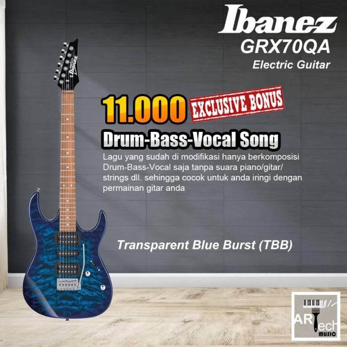 Gambar Ibanez GRX70QA / GRX 70 QA / GRX 70QA Gitar Elektrik ORIGINAL - TBB dari Artech Music undefined Tokopedia