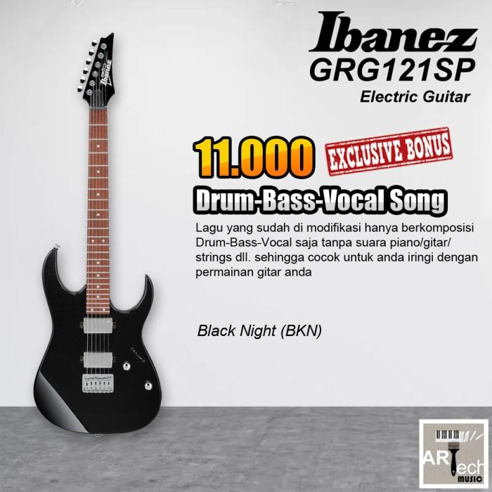 Gambar Ibanez GRG121SP/GRG121 SP/GRG 121SP/GRG 121 SP Gitar Elektrik Original - Black Night dari Artech Music Kota Bekasi Tokopedia