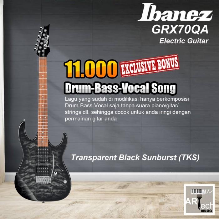 Gambar Ibanez GRX70QA / GRX 70 QA / GRX 70QA Gitar Elektrik ORIGINAL - TKS dari Artech Music undefined Tokopedia