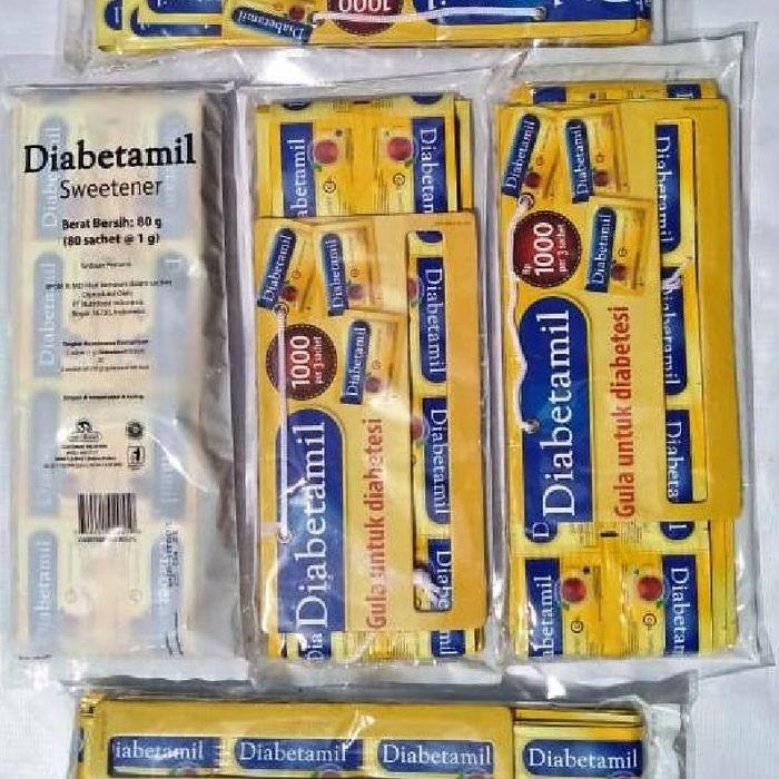 Gambar Gula diabetamil/Gula Diet 0 kalori (80 SACHET) dari Ipanzahra undefined Tokopedia