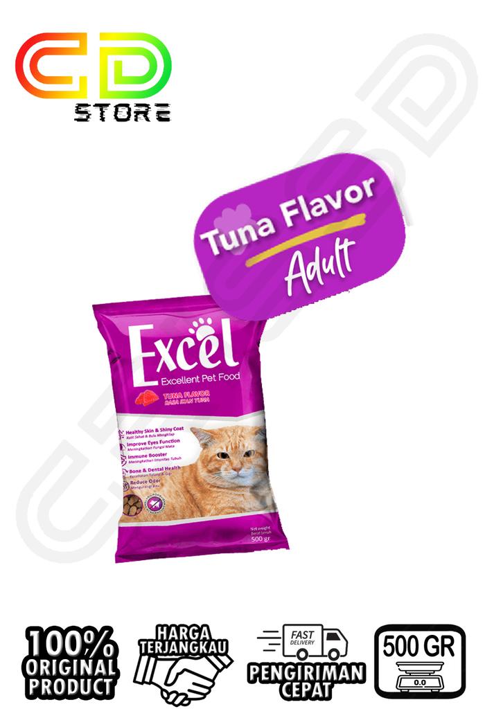 Gambar EXCEL MAKANAN KUCING - CAT FOOD TUNA 500gr non BOLT/ MAXI/ NICE - IKAN dari CRISSD undefined Tokopedia