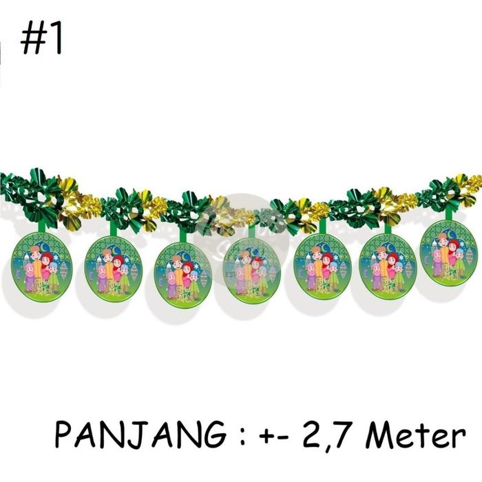 Gambar Garland Tarik Idul Fitri Slinger Ramadan VR Lebaran Premium Backdrop - #1 - KELUARGA dari poipoishop_NEW undefined Tokopedia