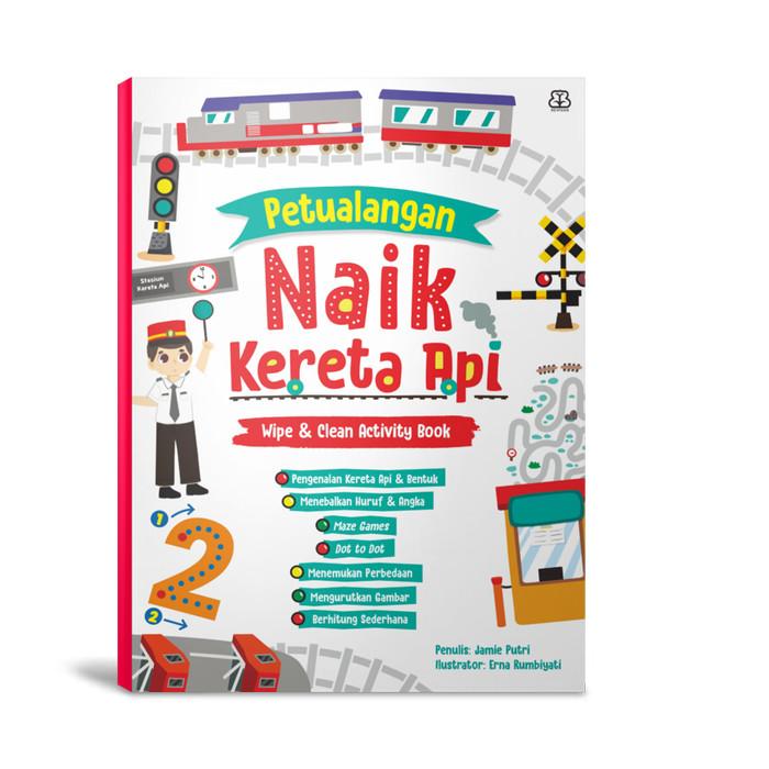 Gambar Buku Petualangan Naik Kereta Api - Wipe & Clean Activity Book dari Millennia Bookstore undefined Tokopedia