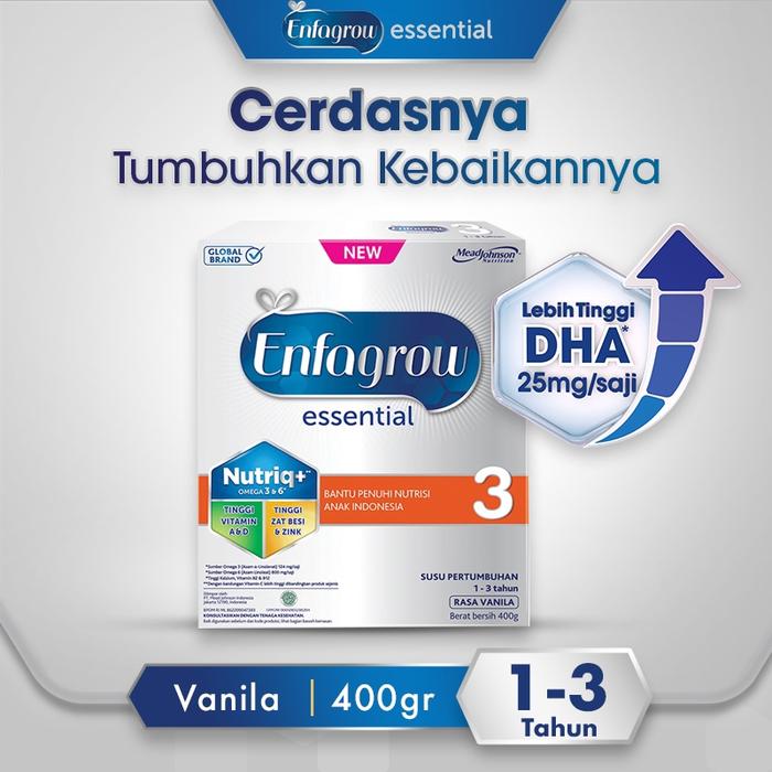 Gambar Enfagrow Essential 3 400 gr - Susu Formula Usia 1-3 Tahun 400gr dari Bambi Store Malang undefined Tokopedia