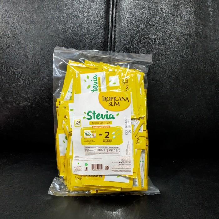Gambar tropicana slim stevia sweetener 100 pcs - diabetasol 100S dari fontaine collection undefined Tokopedia