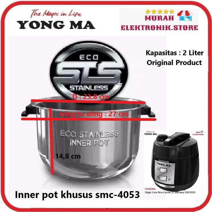 Panci Stainless Rice Metal Rice Cooker Jual Panci Magic Com Dalam