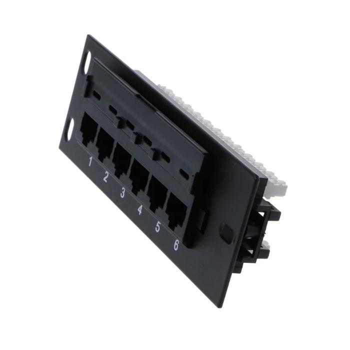 Gambar H05B 6 Port Cat5 Cat5E Patch Panel Rj45 Networking Wall Mount Rac dari Aswin Diraya undefined Tokopedia