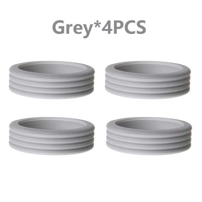 Gambar 8Pcs Ring karet roda koper pengganti Silikon wheel cover Pelindung - Grey*4PCS dari FunToys711 undefined Tokopedia