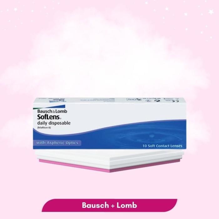 Gambar PTR Softlens Bening Minus Harian Bausch lomb isi 10 Keping dari Funae Aroma17 undefined Tokopedia