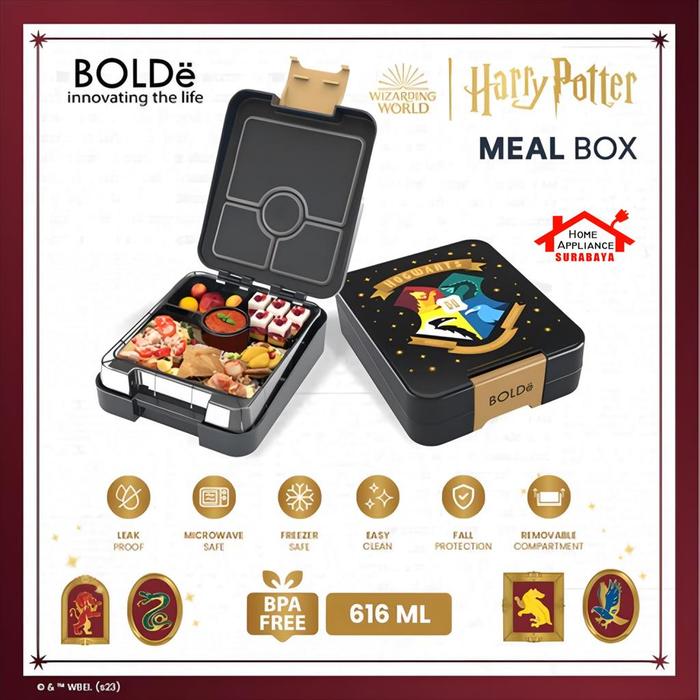 Gambar BOLDe Lunch Meal Box - Kotak Bekal Makan Harry Potter / Hogwart dari Bakul Plastik Solo undefined Tokopedia