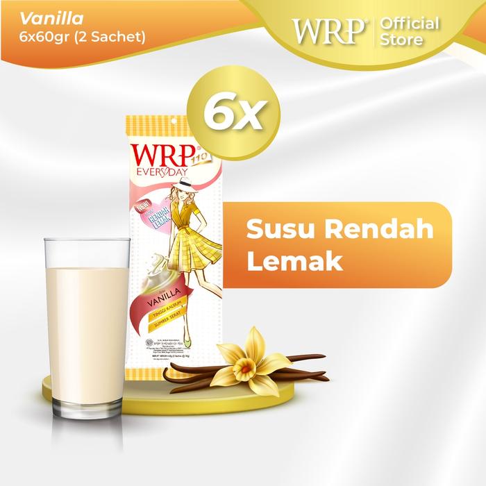 Gambar WRP Low Fat Milk Vanilla 60g (Bundle 6) - Susu Rendah Lemak dari Oasis Martz undefined Tokopedia