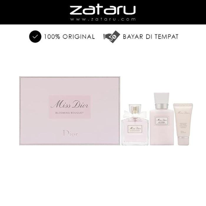Jual Christian Dior Miss Dior Blooming Bouquet Edt 3Pcs Gift Set